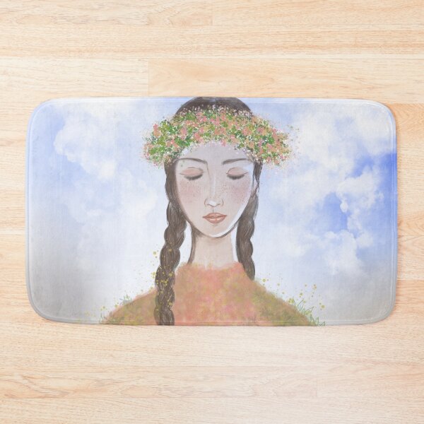 Item preview, Beautiful girl is meditating designed and sold by Kaparoff.