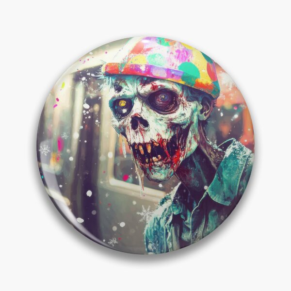 Item preview, NYC Subway Zombie's Spooky Party Hat Bash v2 designed and sold by PiranhaEatFashion.