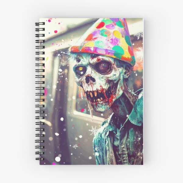Item preview, NYC Subway Zombie's Spooky Party Hat Bash v2 designed and sold by PiranhaEatFashion.