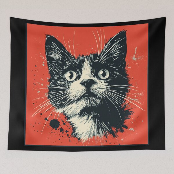 Item preview,  The Silly, Squinty-Eyed Cat with a Purr-fect Smile designed and sold by MOONE FLOWER.