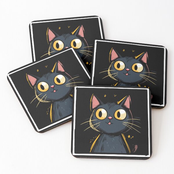 Item preview,  The Silly, Squinty-Eyed Cat with a Purr-fect Smile designed and sold by MOONE FLOWER.