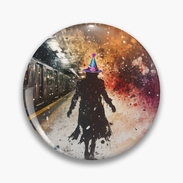 Item preview, NYC Subway Zombie's Spooky Party Hat Bash v4 designed and sold by PiranhaEatFashion.