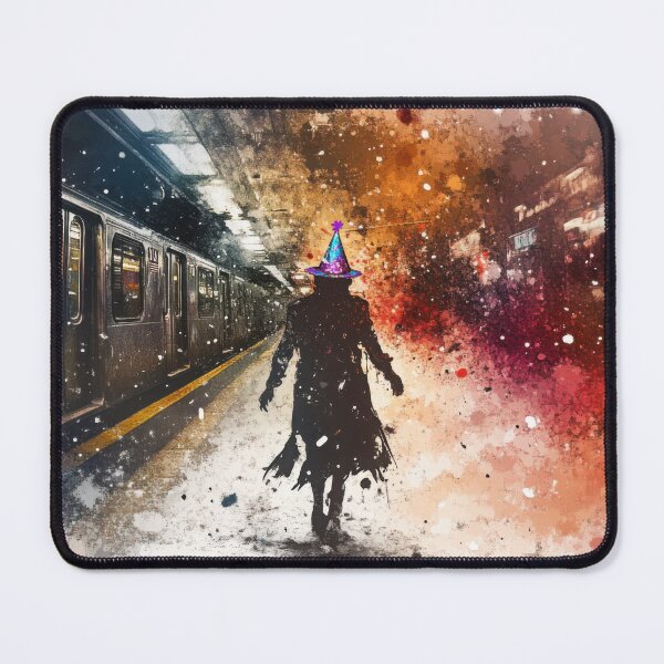 Item preview, NYC Subway Zombie's Spooky Party Hat Bash v4 designed and sold by PiranhaEatFashion.