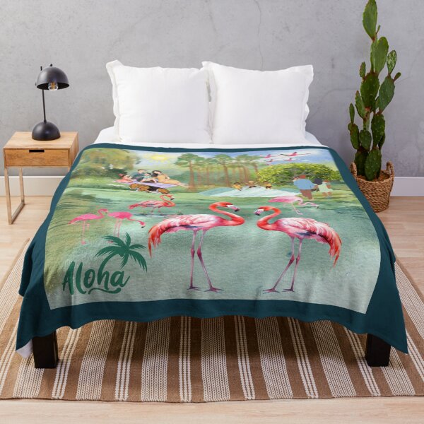 Item preview, "Family Picnic with Flamingos" designed and sold by Graphollio-shop.