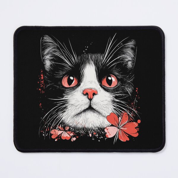 Item preview, The Silly, Squinty-Eyed Cat with a Purr-fect Smile designed and sold by MOONE FLOWER.