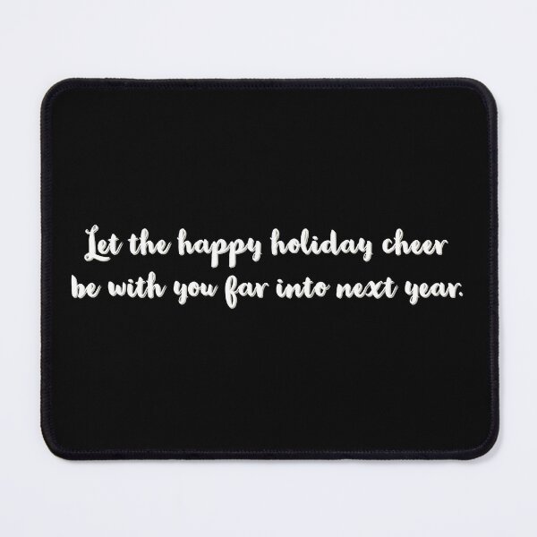 Item preview, Happy holiday cheer message designed and sold by greatvibes4u.