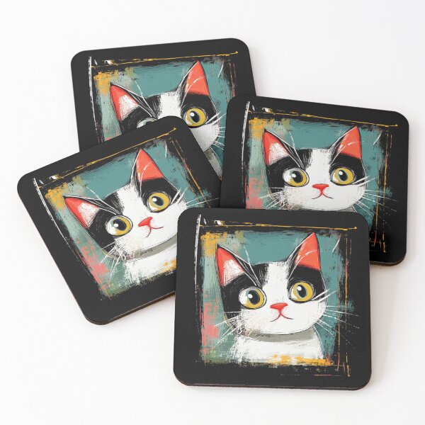 Item preview,  The Silly, Squinty-Eyed Cat with a Purr-fect Smile designed and sold by MOONE FLOWER.