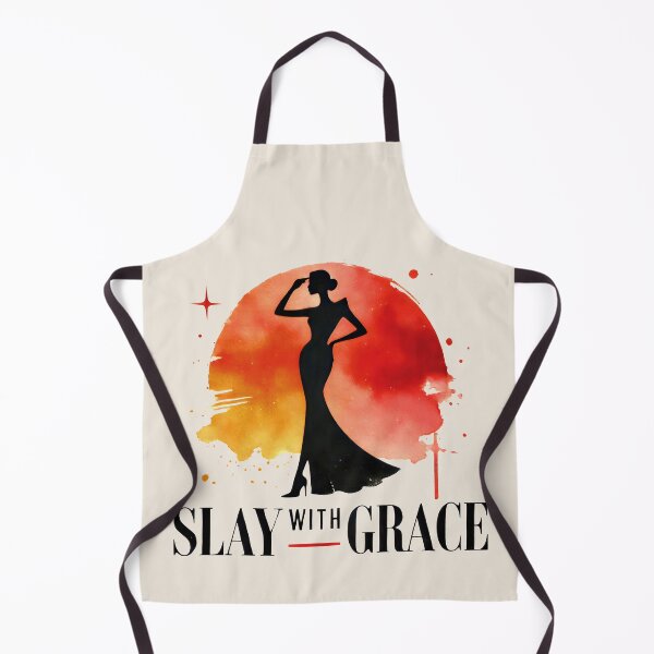 Item preview, Slay With Grace In A Timeless Black And Red Woman Silhouette designed and sold by SplashTastic.