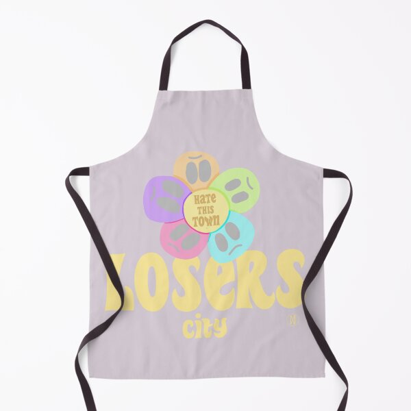 Item preview, Depressed Flower Losers city hate this town hoodie designed and sold by petiteToulon.