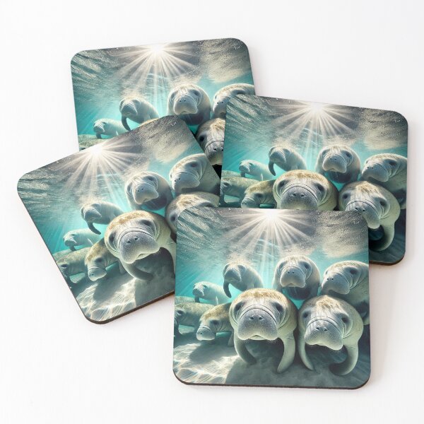 Item preview, Group of Manatees designed and sold by Eric Nagel.
