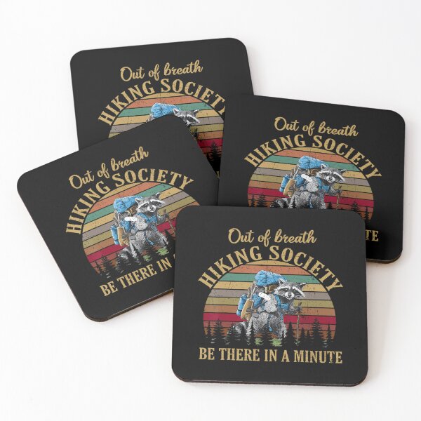 Item preview, Out Of Breath Hiking Society 'll Be There In A Minute designed and sold by Wisppiaa.