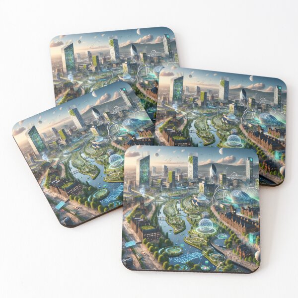 Item preview, Manchester - Futuristic Cities designed and sold by Eric Nagel.