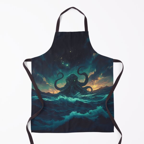 Item preview, Kraken in Ocean Under Starry Night designed and sold by Christian Weiss.