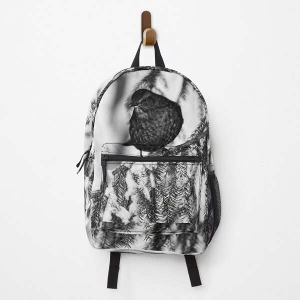 Item preview, Who is there. Eurasian blackbird bw designed and sold by Jouko Lehto Photography.