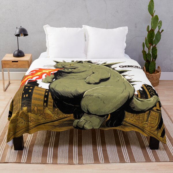 Item preview, CHONKZILLA Fire-breathing Kaiju Cat #2 designed and sold by ChonkingHazard.