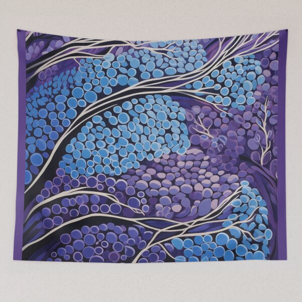 Item preview, Aboriginal Inspired Dot Art - Covered In Snow designed and sold by GrinGalore.
