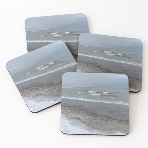 Item preview, Snow Sand and Rolling Waves Beachscape designed and sold by Georgia Mizuleva.