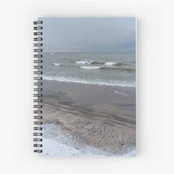 Item preview, Snow Sand and Rolling Waves Beachscape designed and sold by Georgia Mizuleva.