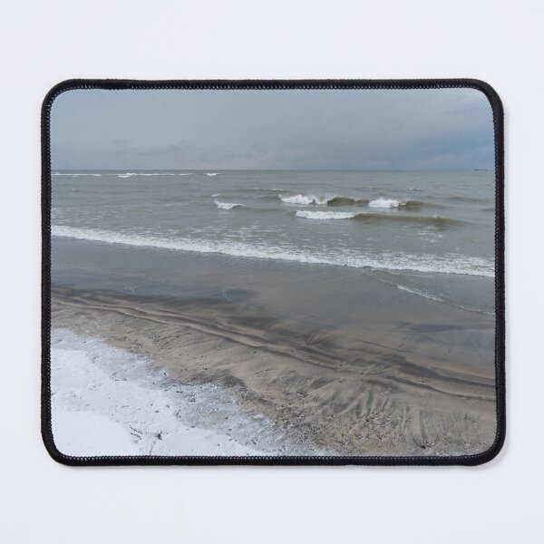 Item preview, Snow Sand and Rolling Waves Beachscape designed and sold by Georgia Mizuleva.
