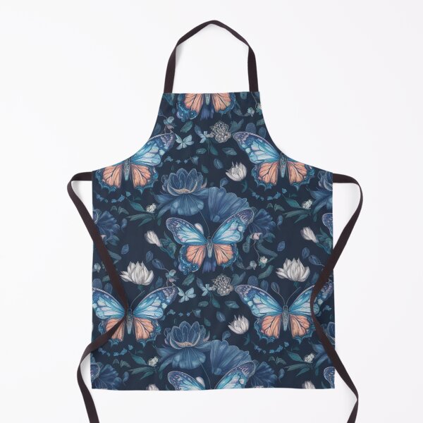 Item preview, Butterflies Midnight Garden Lotus Jasmine Flowers Mystic Design designed and sold by Kia Blaze.