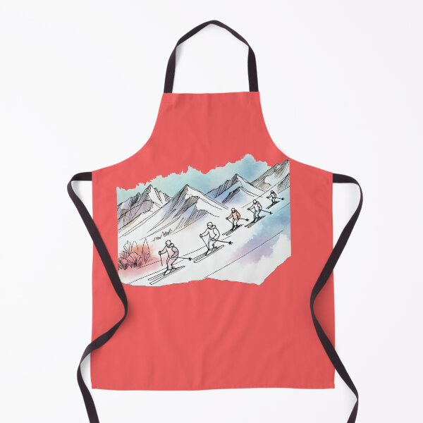 Item preview, Gangwon Winter Olympic Ski Slopes – Majestic Peaks and Graceful Skiers, designed and sold by PaintMeWorld.