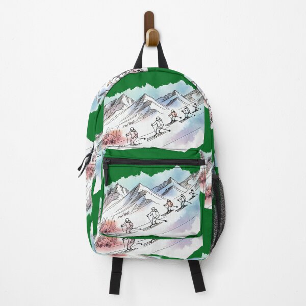 Item preview, Gangwon Winter Olympic Ski Slopes – Majestic Peaks and Graceful Skiers, designed and sold by PaintMeWorld.