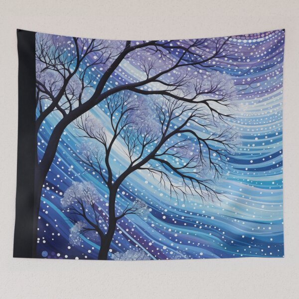 Item preview, Aboriginal Inspired Dot Art - Winter Is Coming designed and sold by GrinGalore.