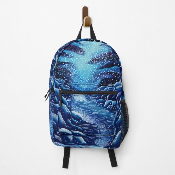 Item preview, Aboriginal Inspired Dot Art - Winter Waterfall designed and sold by GrinGalore.