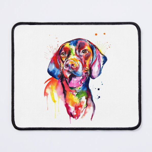 Item preview, Weimaraner Dog Colorful Art designed and sold by doodIllustrate.