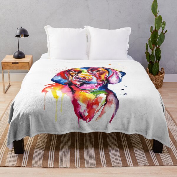 Item preview, Weimaraner Dog Colorful Art designed and sold by doodIllustrate.