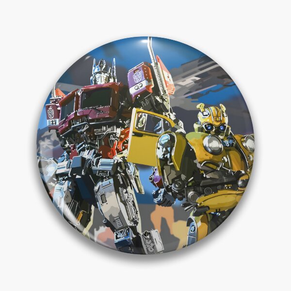 Artikelvorschau, Optimus Prime und Bumblebee: Im Kampf vereint entworfen und verkauft von ImmersiveArt Era.