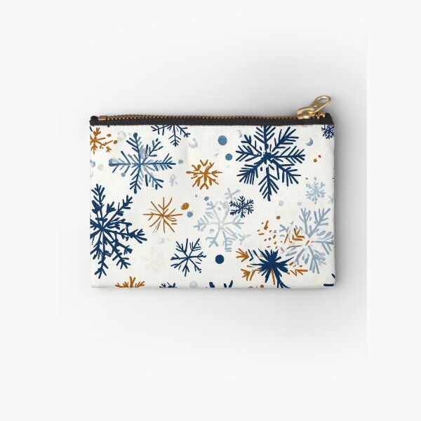 Item preview, Geometric Snowflake Art in Cool Winter Tones designed and sold by Piotrek0001.