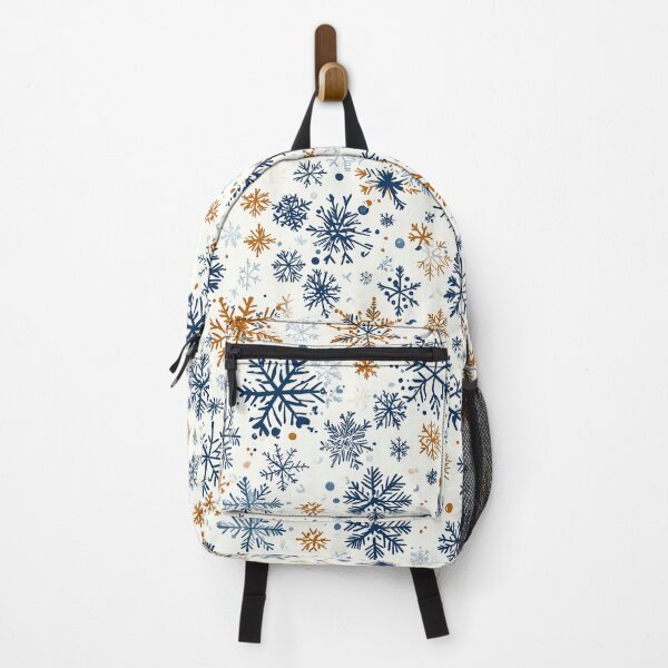 Item preview, Geometric Snowflake Art in Cool Winter Tones designed and sold by Piotrek0001.
