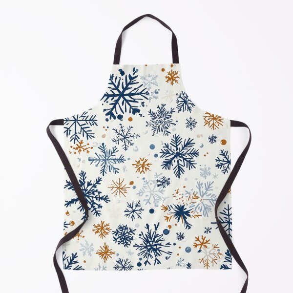 Item preview, Geometric Snowflake Art in Cool Winter Tones designed and sold by Piotrek0001.
