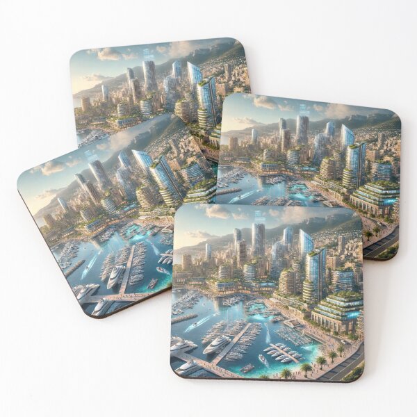 Item preview, Monaco - Futuristic Cities designed and sold by Eric Nagel.