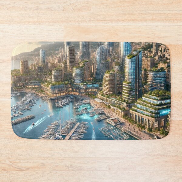 Item preview, Monaco - Futuristic Cities designed and sold by Eric Nagel.