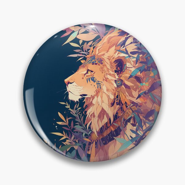Item preview, Tribal Lion in the Jungle designed and sold by Christian Weiss.