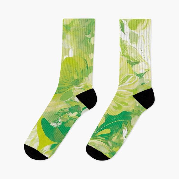 Item preview, Lime Green Floral Print designed and sold by Tamas Das.