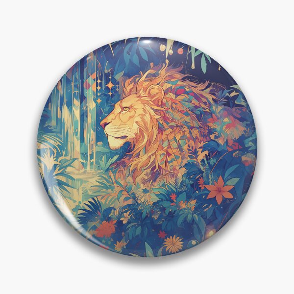 Item preview, Tribal Lion in the Jungle designed and sold by Christian Weiss.