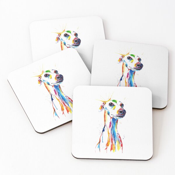 Item preview, Whippet Dog Colorful Art designed and sold by doodIllustrate.