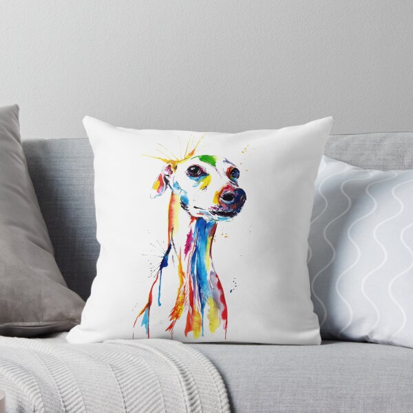 Item preview, Whippet Dog Colorful Art designed and sold by doodIllustrate.