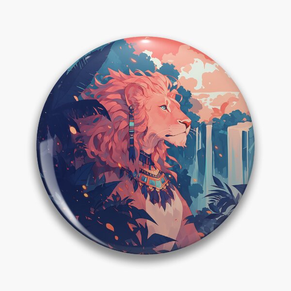 Item preview, Tribal Lion in the Jungle designed and sold by Christian Weiss.