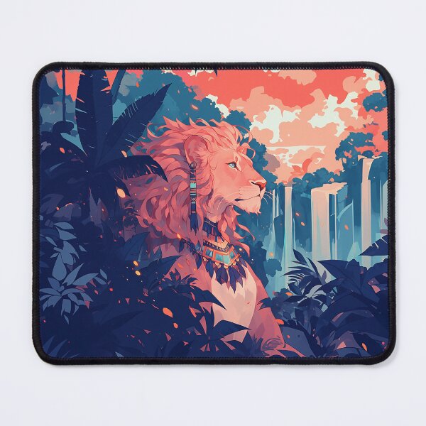 Item preview, Tribal Lion in the Jungle designed and sold by Christian Weiss.