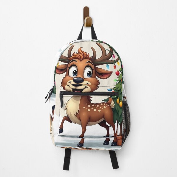 Item preview, Christmas Cute Deer with Lights Holidays Art designed and sold by Casanova7000.
