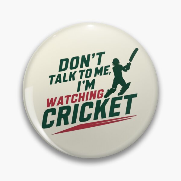 Artikelvorschau, Sprich nicht mit mir, ich schaue Cricket entworfen und verkauft von Jollys-ArtShop.