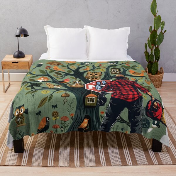 Item preview, Our Home.Don't destroy.The lumberjack represents a threat. designed and sold by JanChryzostom.
