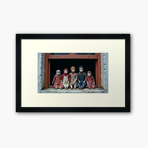 Item preview, Old dolls in a window designed and sold by Palatinasart.