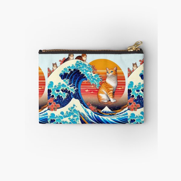 Item preview, The Great Wave off Kanagawa with cats, Mashup designed and sold by CristalleLisa.