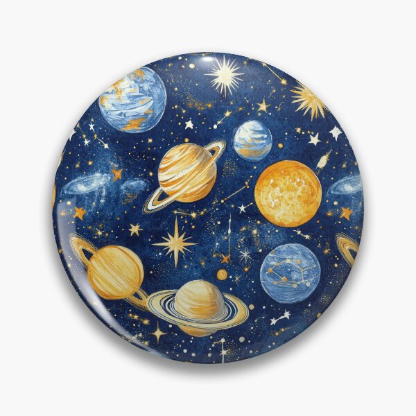 Item preview, Enchanting Celestial Scenes with Stars and Planets designed and sold by Piotrek0001.