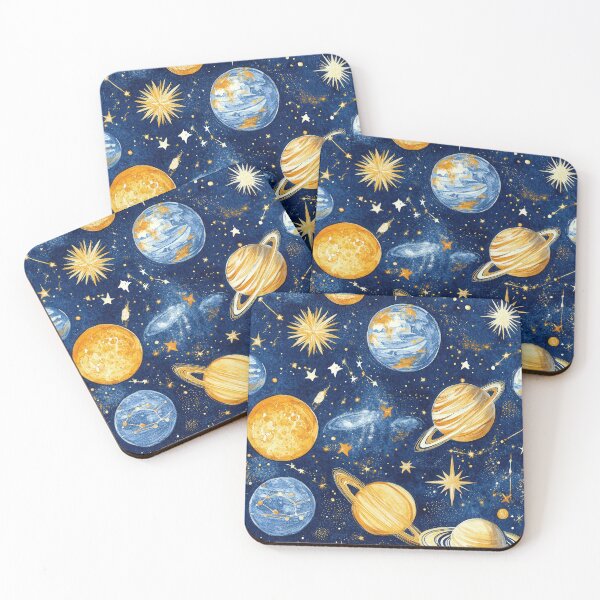 Item preview, Enchanting Celestial Scenes with Stars and Planets designed and sold by Piotrek0001.